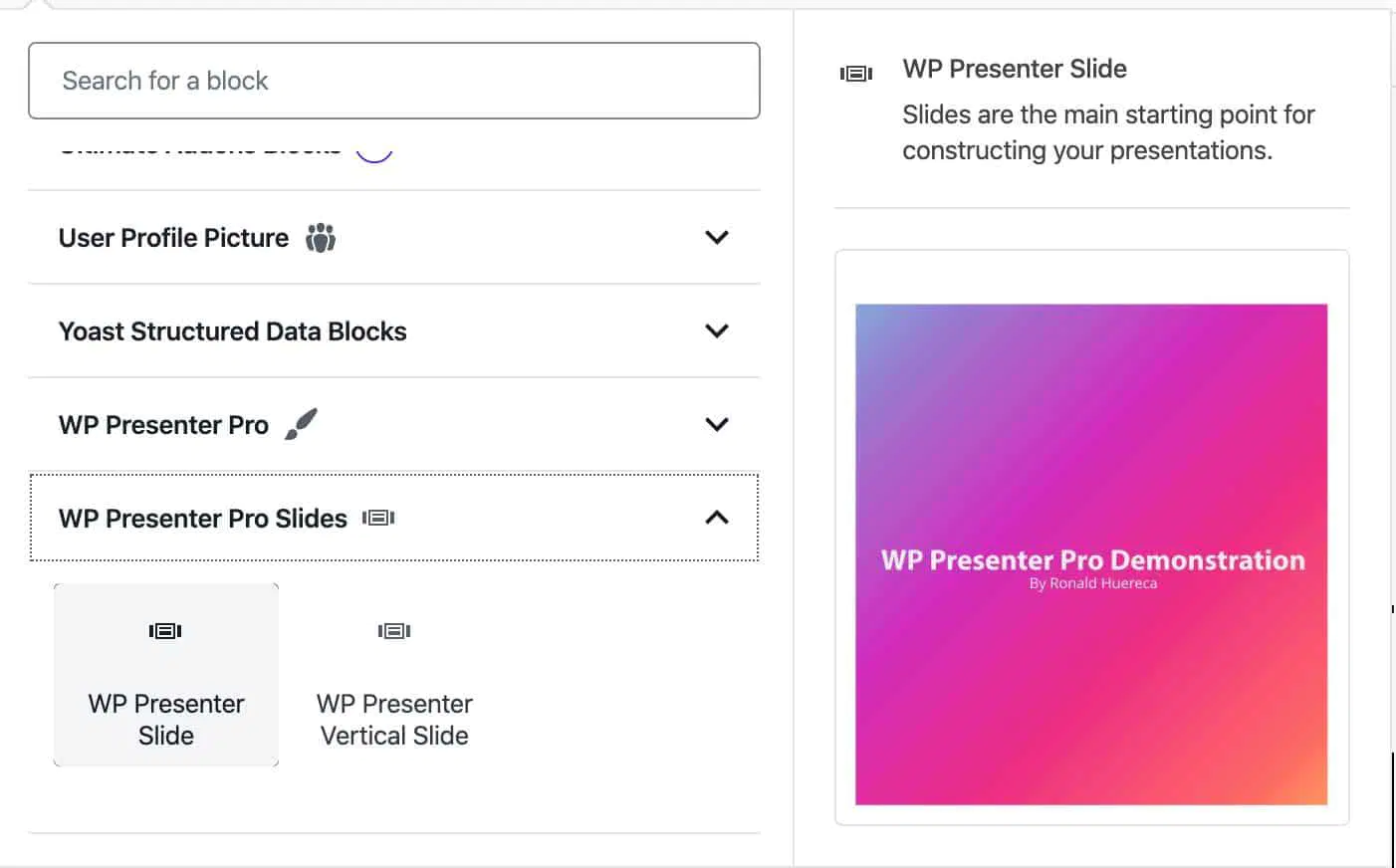 Block Preview Block Preview