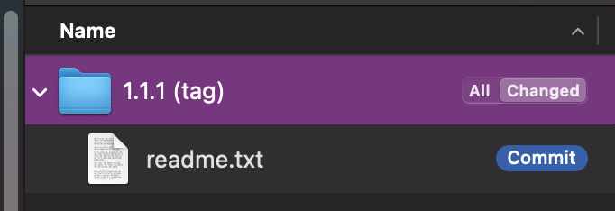 Editing and Committing Your Tag