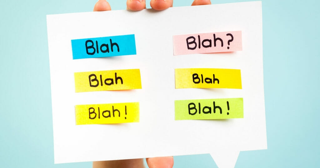 Blah blah blah blah blah blah.