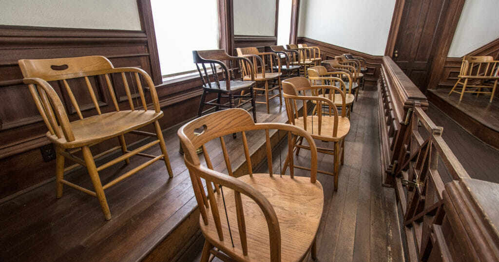 Empty Jury Box