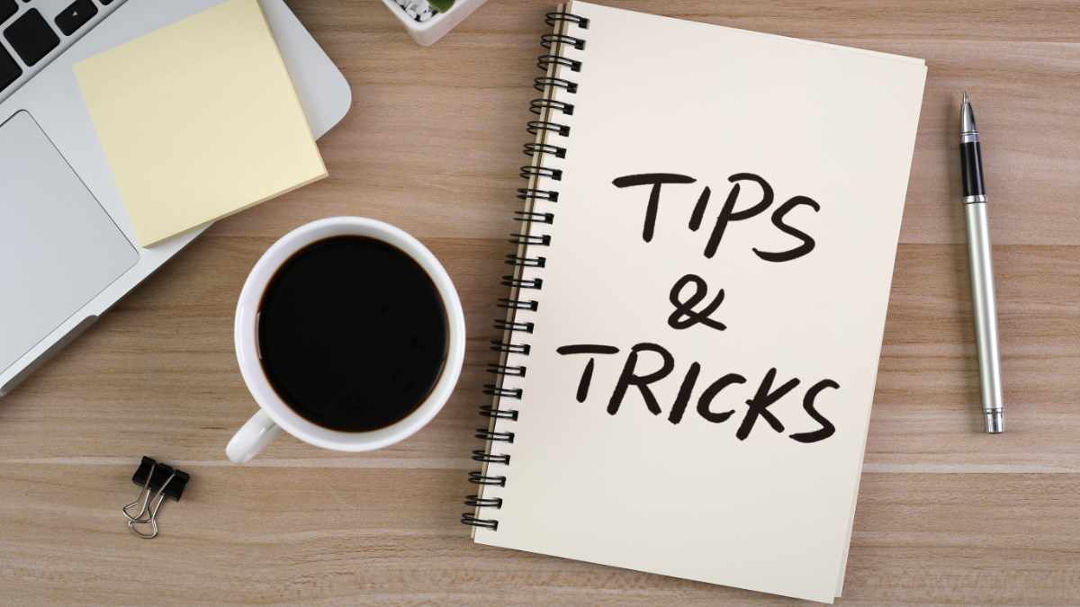 Tips And Tricks Concept On Desktop