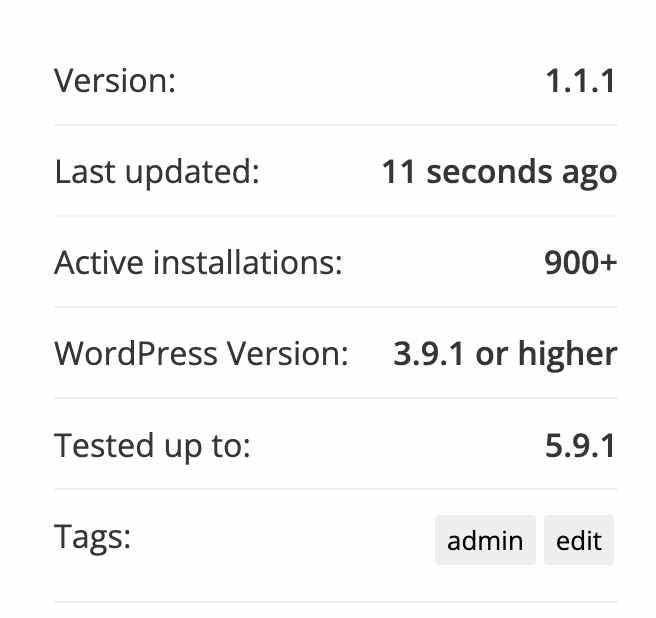 Updating WordPress Plugin