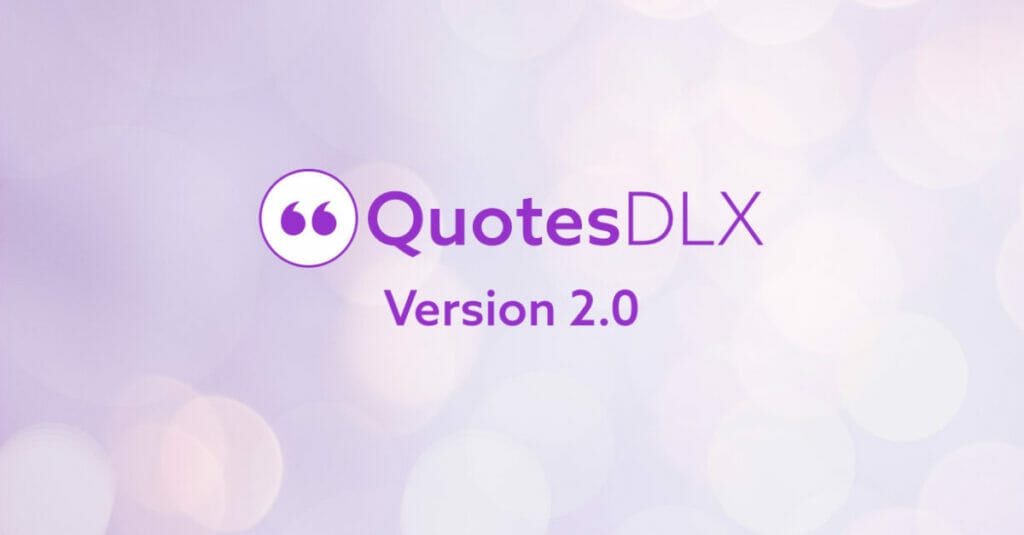 QuotesDLX Version 2.0 Graphic