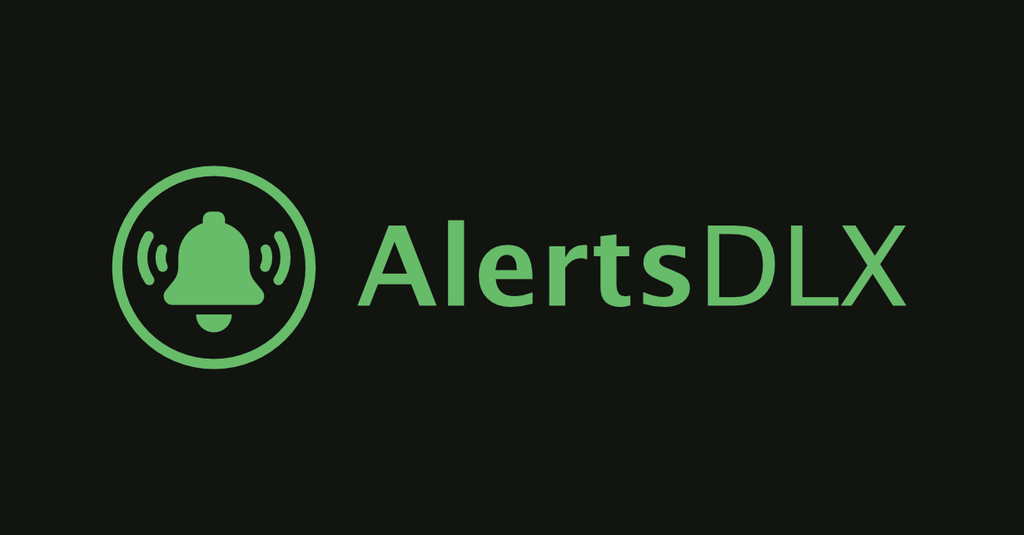 AlertsDLX - Dark Mode Logo