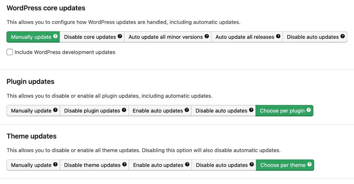 Easy Updates Manager
