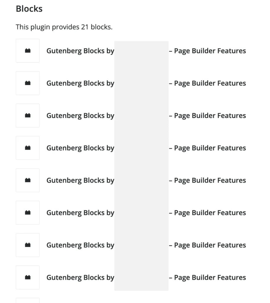 Generic Block Icons