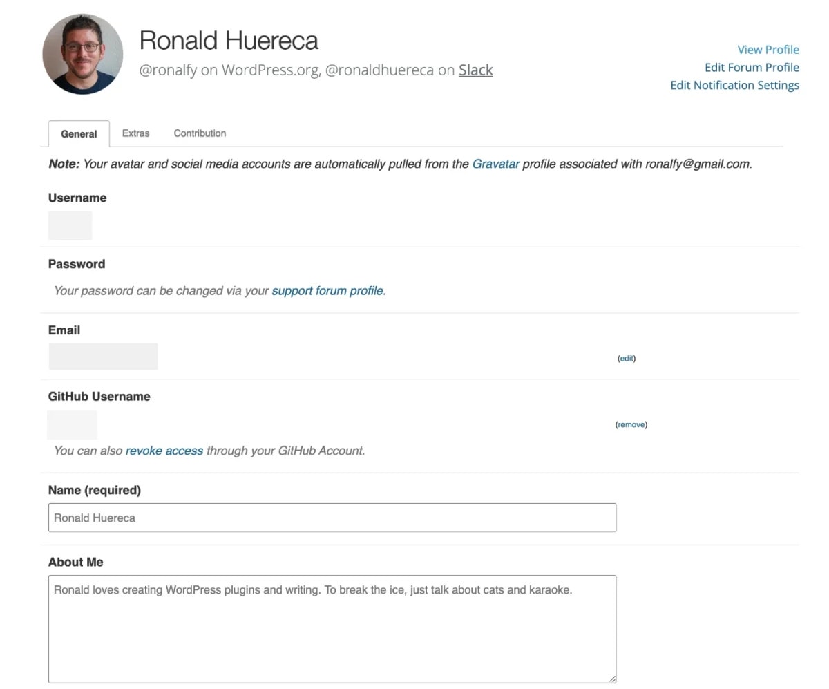 Fill Out Your .org Profile