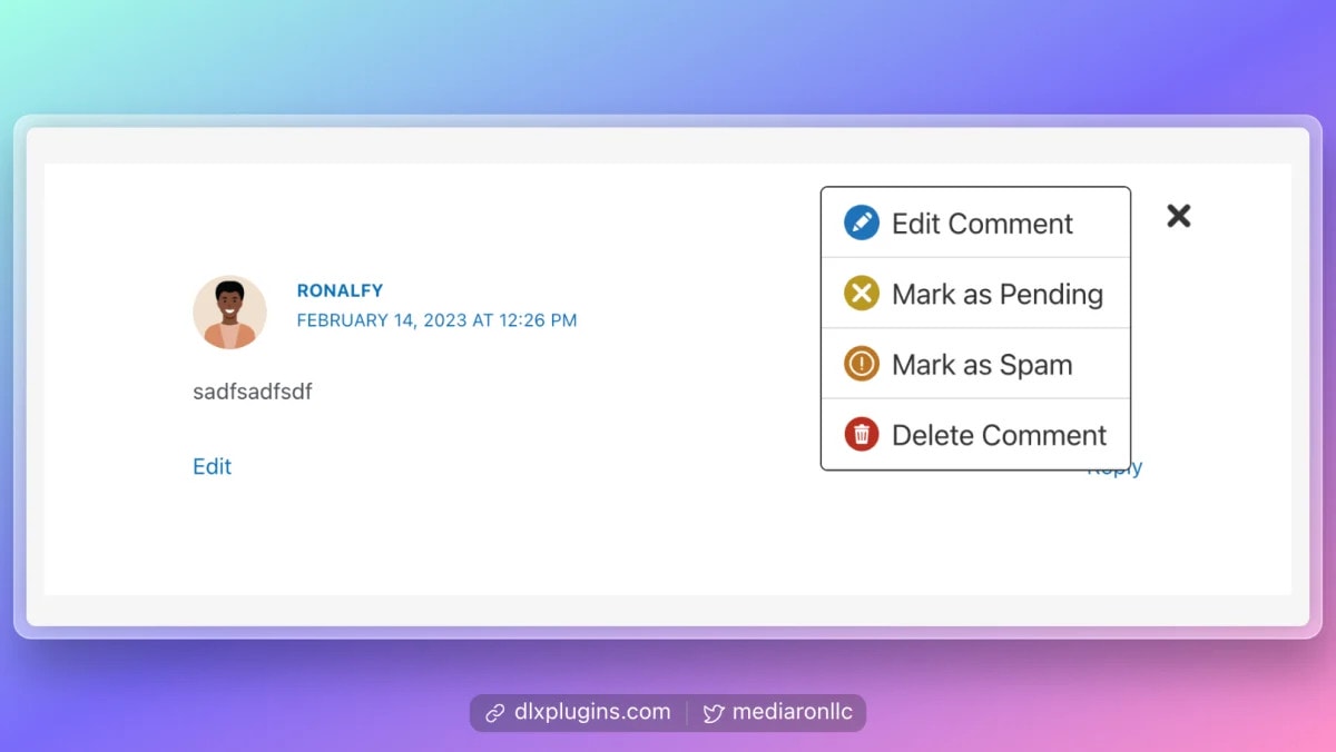 Frontend Editing Options