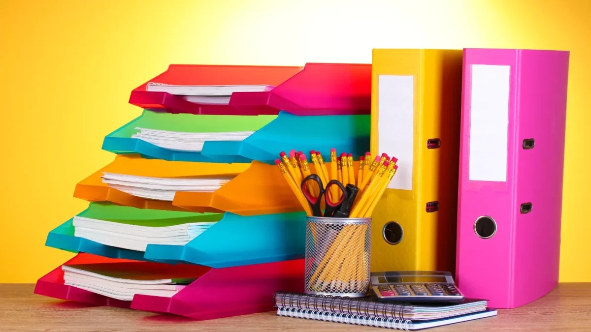 Organized Desk Items