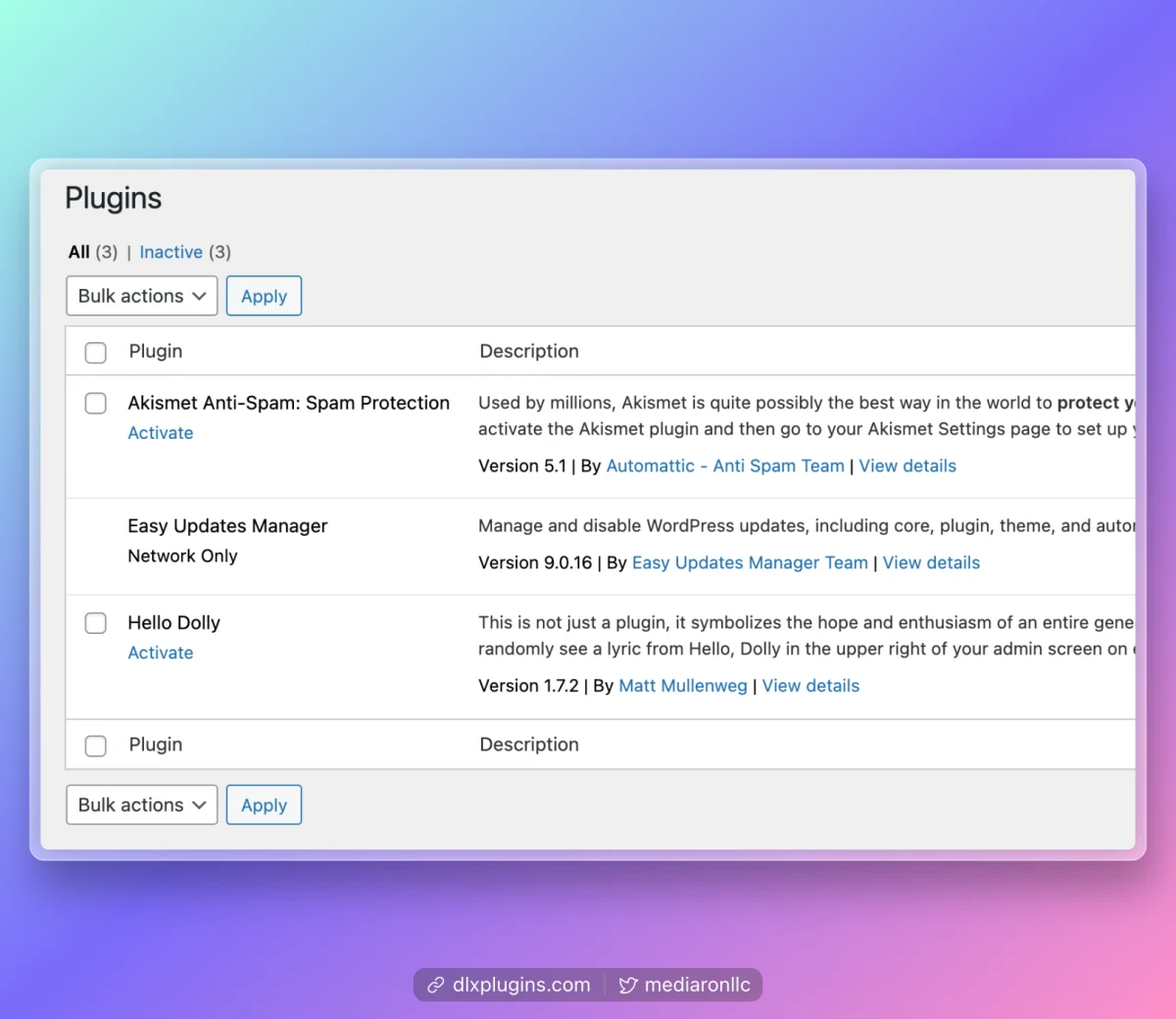 Network Only Options for Easy Updates Manager