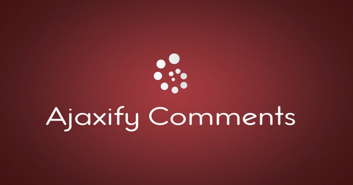 Ajaxify Comments
