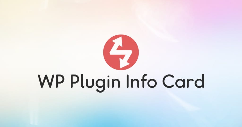 WP Plugin Info Card