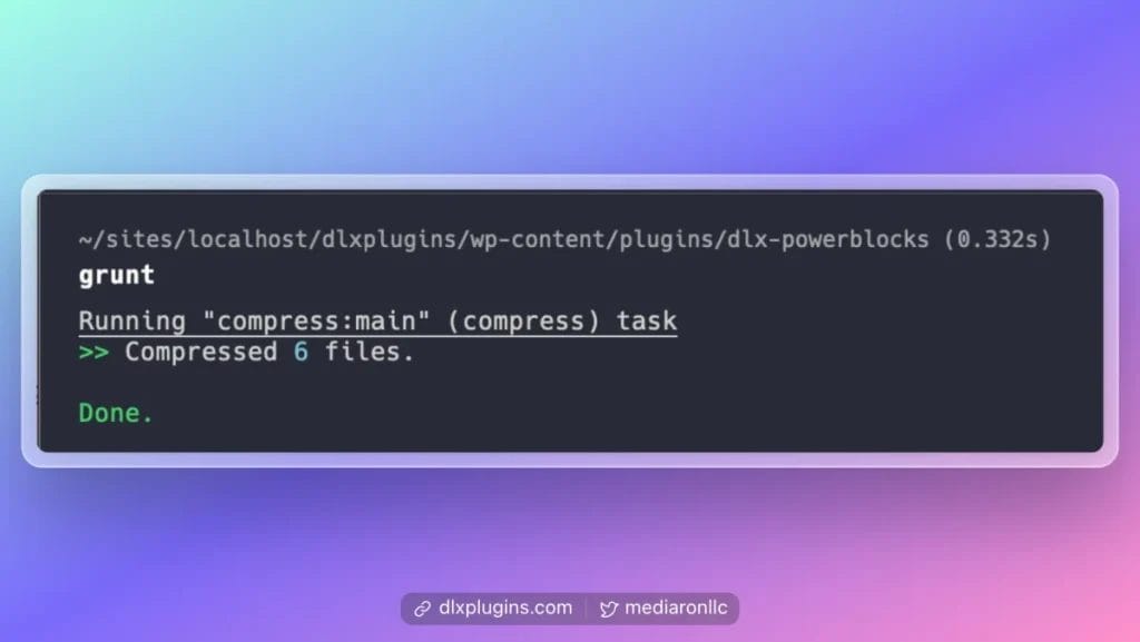Use Grunt to Generate a Zip File