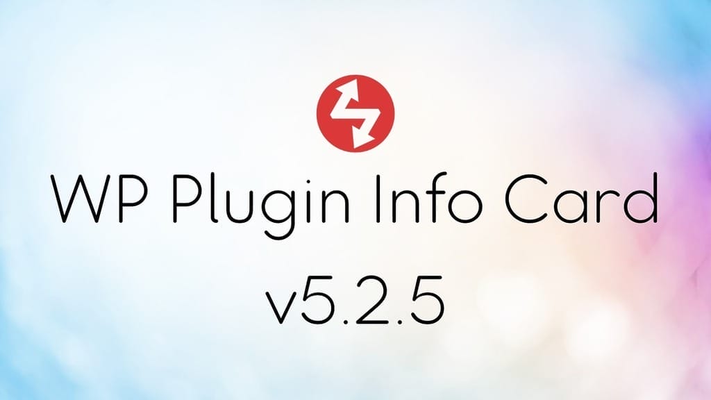 WP Plugin Info Card 5.2.5