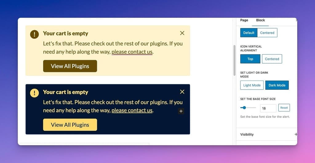 Dark mode comes to AlertsDLX Bootstrap