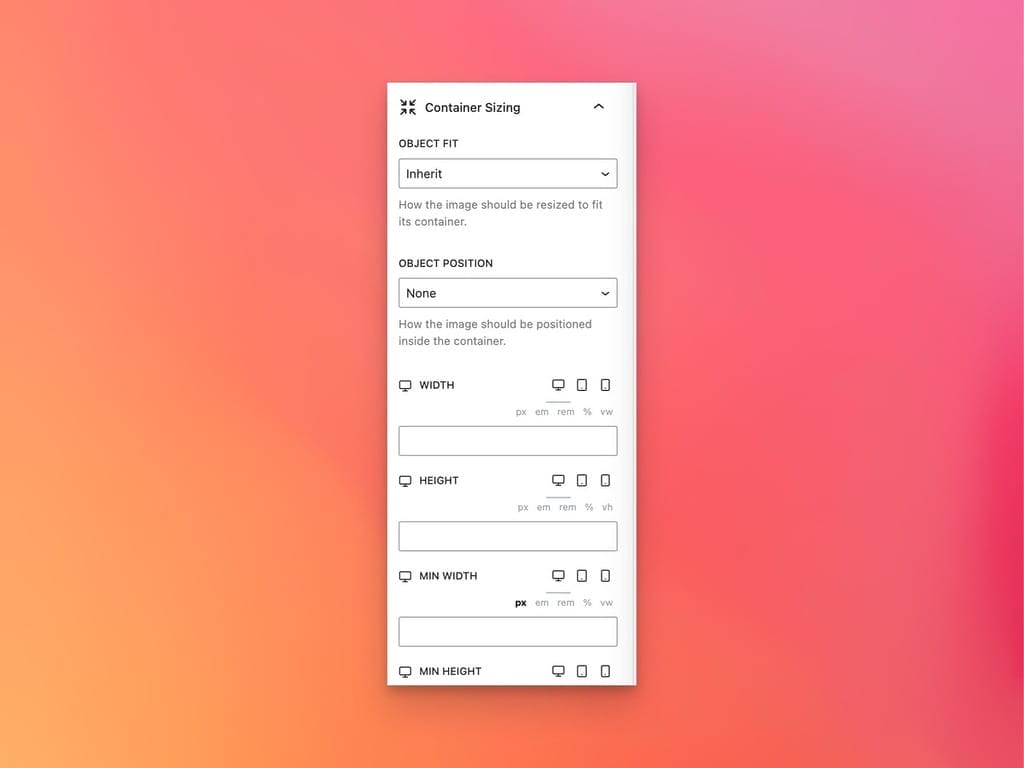Container Sizing Options Allow For a Custom Fit