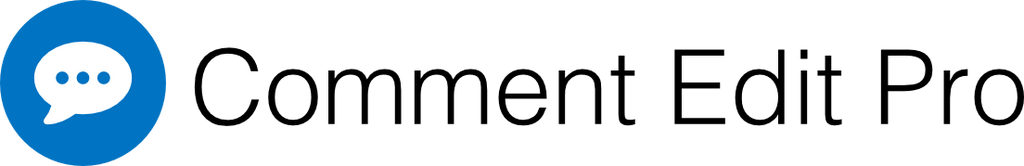 Comment Edit Pro Logo