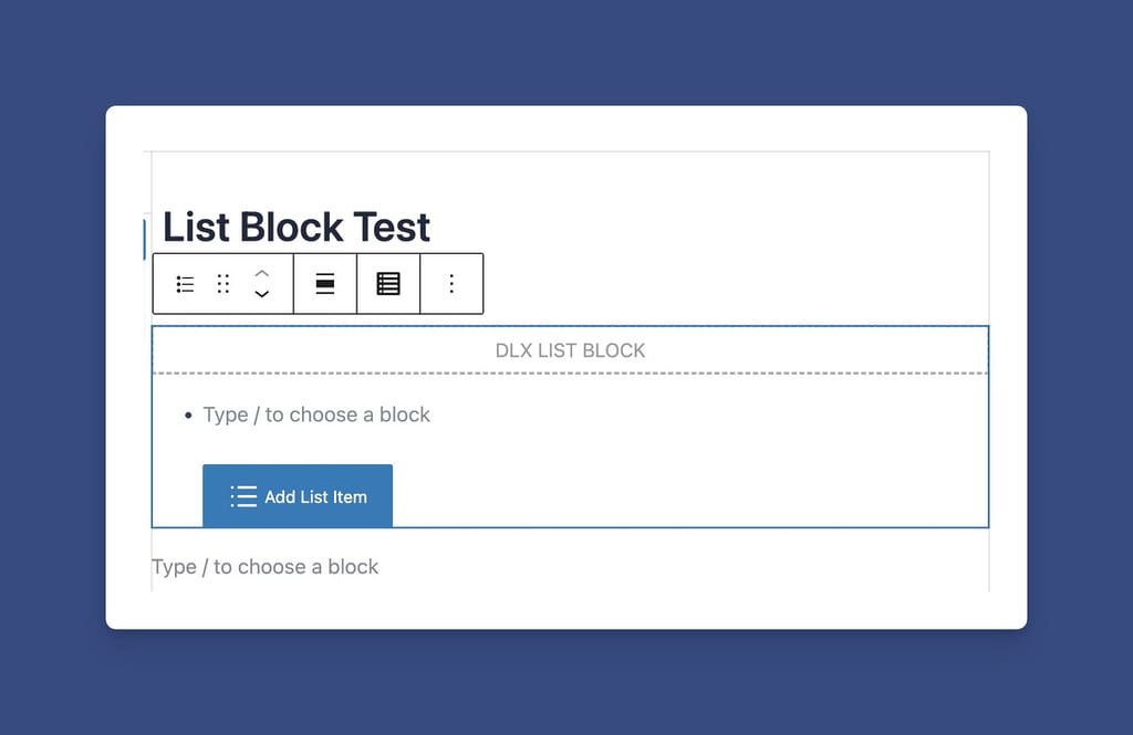 Example of a Custom Appender Using InnerBlocks