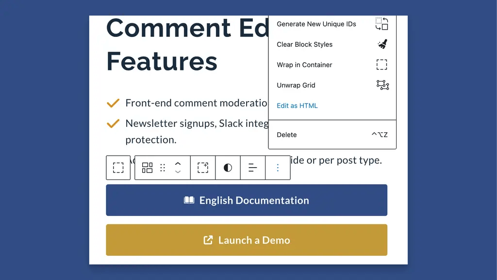 GB Extras Contextual Shortcuts